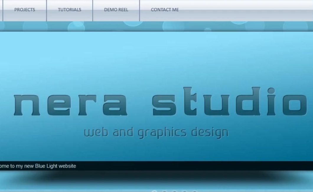 welcome to my new Blue Light website | Nera Studio